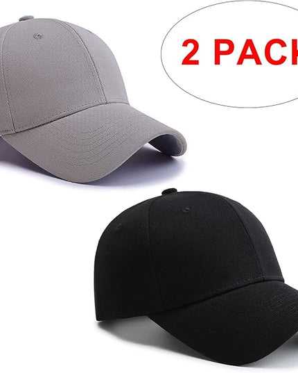 PFFY 2 Packs Baseball Cap Golf Dad Hat for Men and Women