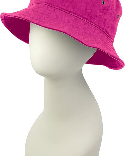 Utmost Bucket Hat 100% Cotton & Denim Lightweight Packable Outdoor Summer Beach Fishing Sun Hat