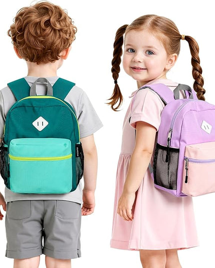 STEAMEDBUN Toddler Backpack Girls 2-4, Kids Backpack Girls, Preschool Daycare Travel Small - 12inch