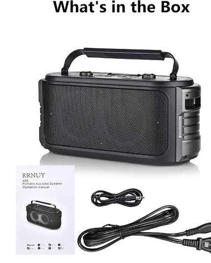 Portable Bluetooth Speaker 300W Peak Big Powerful Loud Sound Deep Bass Large Wireless Boombox with Subwoofer DSP Led Light for Home Party Outdoor Gatherings Camping Backyard