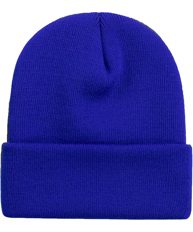 ZOORON 1&2 Pack Beanie for Men Women Slouchy Beanie Hats Winter Knit Caps Soft Ski Hat Unisex