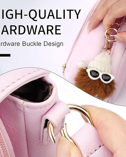 APHISON Small Crossbody Bags for Women Trendy, Leather Phone Wallet Purses Handbags Card Slots with Adjustable Guitar Strap