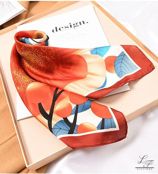 Satin Bandanas Head Scarf For Women Hair Scarves Accessories Lightweight Fashion Wrap Neck Silk Sleeping Headscarf