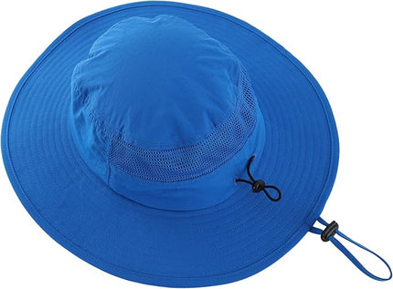Home Prefer UPF50+ Mens Sun Hat Wide Brim Fishing Hat Womens UV Protection Cap Breathable Mesh Safari Gardening Bucket Hat