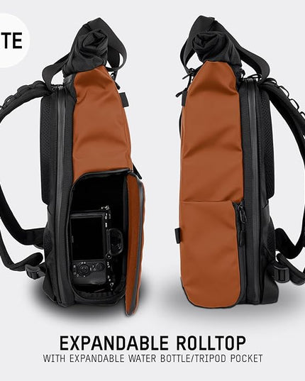 WANDRD PRVKE Lite: Weather-Resistant Travel & Camera Backpack with Laptop Sleeve, Quick Side Access, Clamshell Opening – Ideal Photography & Travel Bag
