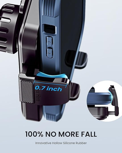 Car Phone Holder - Upgrade Clip Never Fall Air Vent Mount for iPhone Android Smartphone