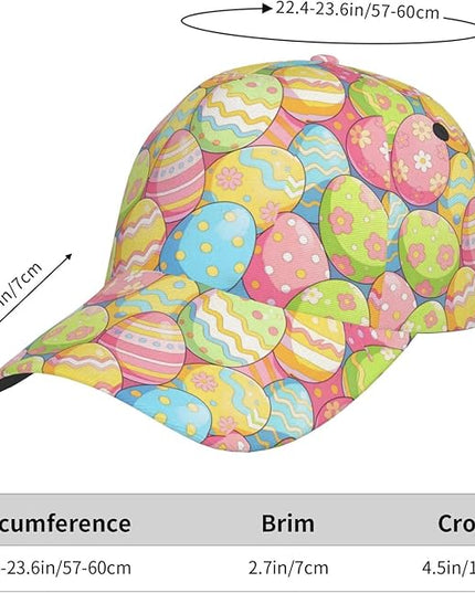 St. Patrick's Day Baseball Cap for Men Women Flower Print Sport Outdoor Travel Trucker Hat Sun Protection Dad Hats