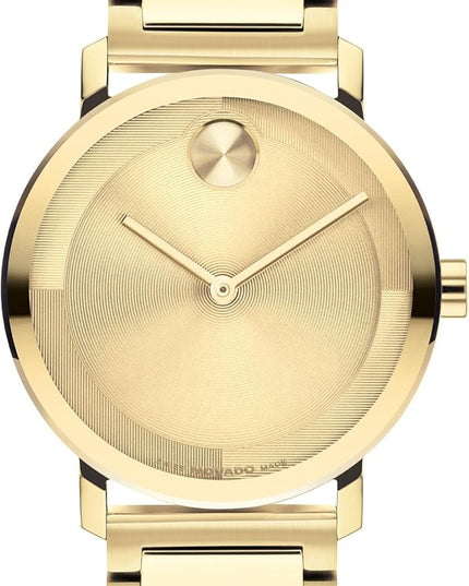 Movado Bold Evolution 2.0 Men's Watch - Swiss Quartz Movement, Stainless Steel Mesh Bracelet - 3 ATM Water Resistance - Luxury Fashion Timepiece for Him - 40mm