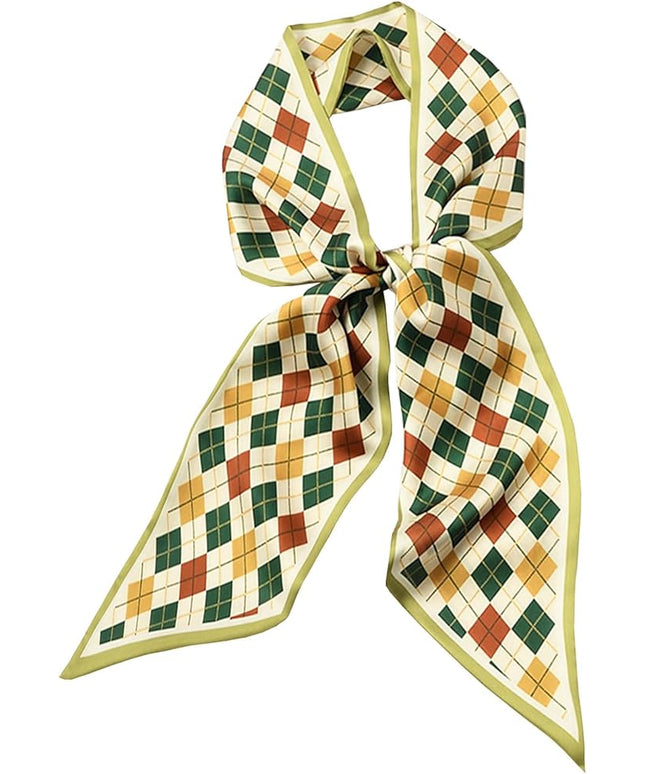 Purse Scarf For Handbags Head Scarves For Women's Hair Bags Scarfs Long Skinny Scarves Fashion Silky
