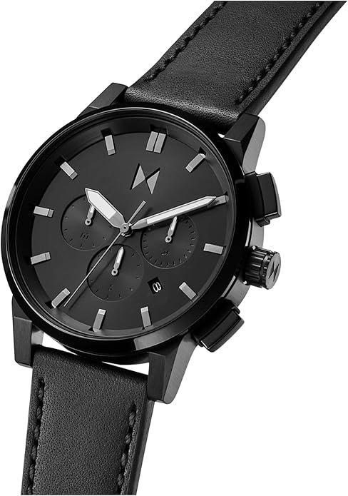 MVMT Chrono II Men’s Chronograph Watch – Ceramic Bracelet, Water Resistant, Minimalist Timepiece, Gift for Him