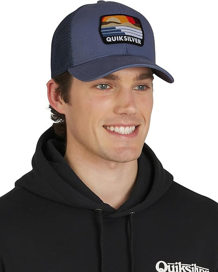 Quiksilver Men's Premium Cotton Adjustable Snap Back Logo Baseball Cap