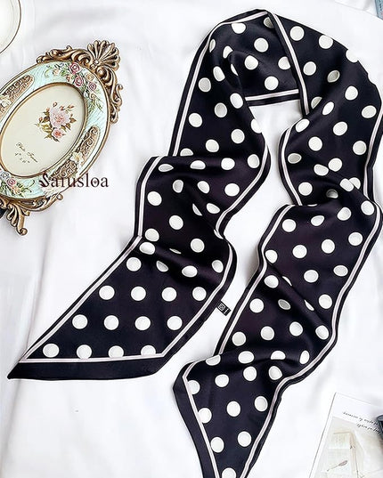 Purse Scarf For Handbags Head Scarves For Women's Hair Bags Scarfs Long Skinny Scarves Fashion Silky