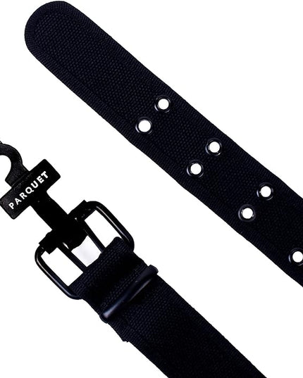 Boxed Gifts Parquet Casual Canvas Belt - Double Hole, Double Grommets for Men & Women