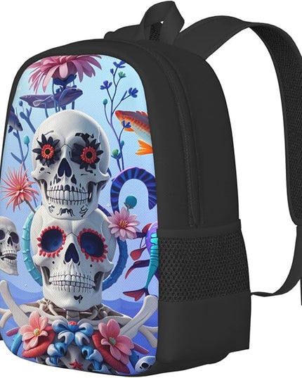Skeleton Ocean Laptop Backpack Fits 15 Inch Laptop Hiking Backpack Backpacks For Computer
