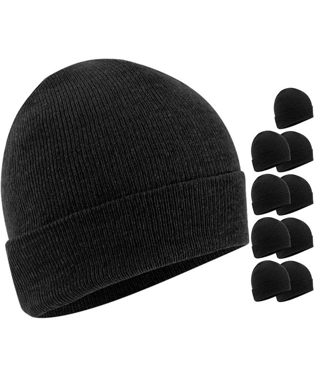 Trail Maker 10 Pack Winter Hats | Bulk Beanies Wholesale Winter Hats for Men, Women, Teens