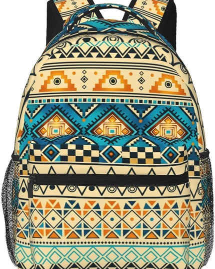 Native American Backpack for Men Women,Casual Travel Hiking Camping Backpacks Lightweight Bookbag