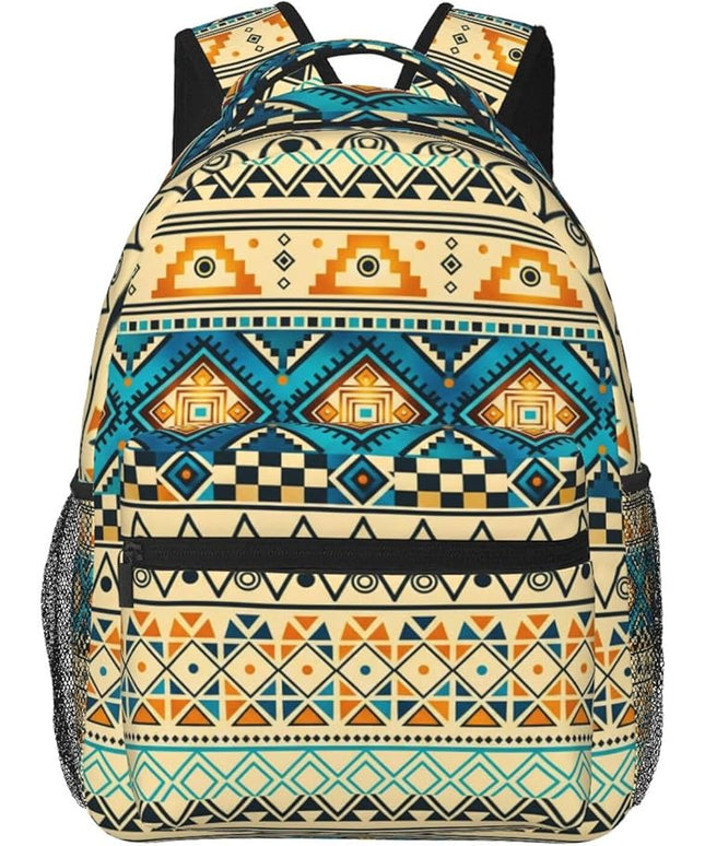 Native American Backpack for Men Women,Casual Travel Hiking Camping Backpacks Lightweight Bookbag
