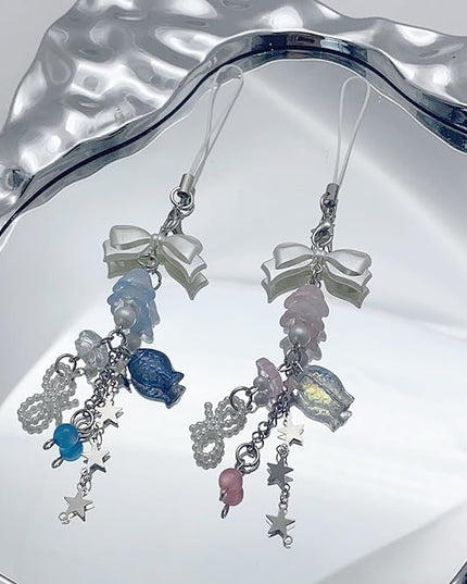 Cute Y2K Phone Charm Aesthetic Phone Charms Accessories Cute PhoneLanyard String for Bag Purse Backpack Airpods Pendants Decor