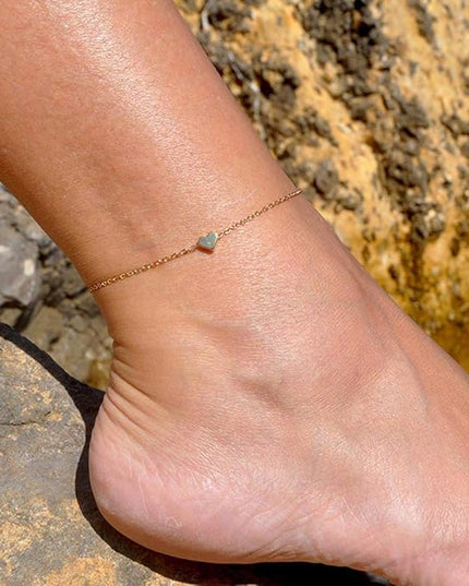 Starain 12Pcs Summer Beach Anklets for Women Waterproof Gold Silver Chain Ankle Bracelets Cute Women's Foot Anklet Set 7.9-10.5 inch Adjustable
