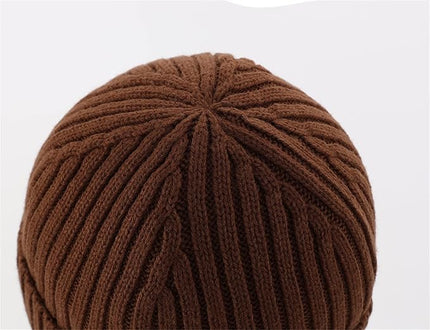 Connectyle Fleece Lined Cuffed Beanie Hat for Men Women Knitted Winter Wool Beanies Skull Cap Warm Watch Hat