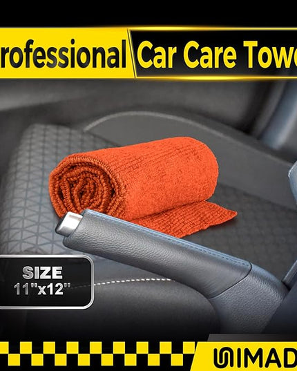 Microfiber Cleaning Cloth, 24 Pack Reusable Microfiber Towels for Cars Lint Free Cleaning Shop Towel Rags for Home Kitchen Automotive Bar Mechanic Restaurant Garage, 11"x 12", Multicolor