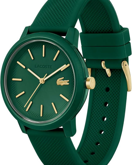 Lacoste. 12.12 Men's Quartz Watch - 3 Hand Analog - Silicone Strap - Sporty Timepiece - Gift for Him - 42mm