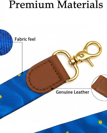 GEHUY IPhone Lanyard Crossbody with Wrist Strap, Adjustable Starry Sky Neck & Wrist Lanyard for Keys, ID Cards, Phone Case Accessories – Universal Cute Set for Women & Girls
