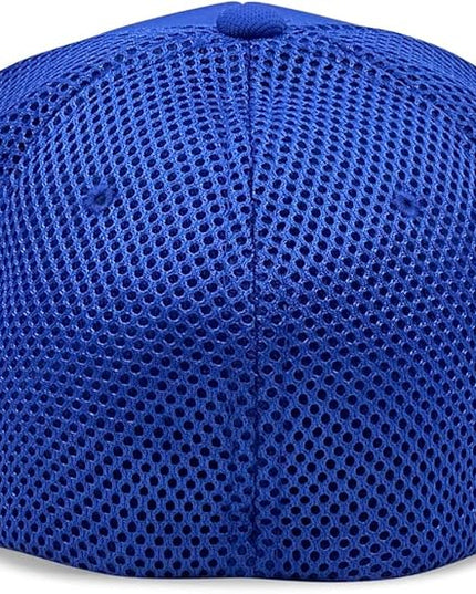 [2 Pack] Hybrid Stretch-Fitted Trucker Cap, Baseball Cap with Air Mesh