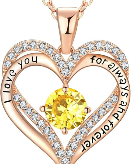 18K Rose Gold Necklaces for Women Birthday Gifts for Women Jewelry for Women Birthday Gifts for Wife Girlfriend Daughter Wife Birthday Gifts for Anniversary Mothers Day Christmas Valentines Gifts