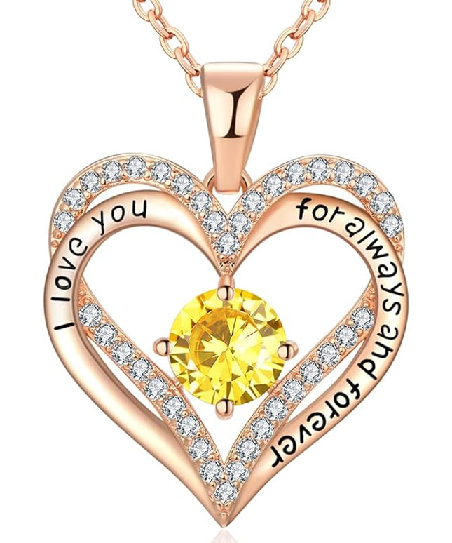 18K Rose Gold Necklaces for Women Birthday Gifts for Women Jewelry for Women Birthday Gifts for Wife Girlfriend Daughter Wife Birthday Gifts for Anniversary Mothers Day Christmas Valentines Gifts