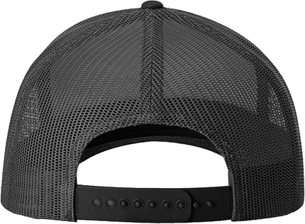 TZ Promise Men Women Plain Cotton Trucker Cap with Breathable Mesh Back, Snapback Baseball Hats