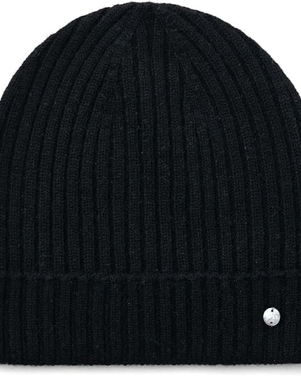 KVSS 100% Pure Cashmere Beanie for Women & Men Knit Winter Hat Cuff Rib Cap | Luxury from Inner Mongolia