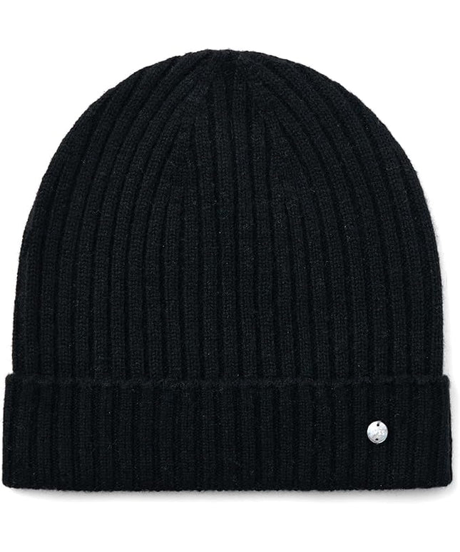 KVSS 100% Pure Cashmere Beanie for Women & Men Knit Winter Hat Cuff Rib Cap | Luxury from Inner Mongolia