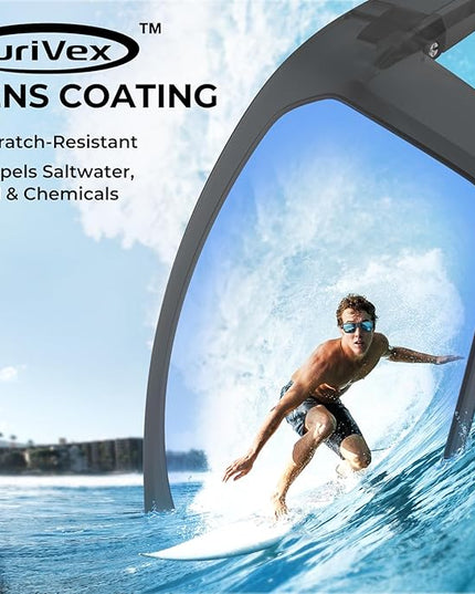 KastKing Huzzah Polarized Sport Sunglasses for Men and Women, Ideal for Driving Fishing Cycling and Running,UV Protection