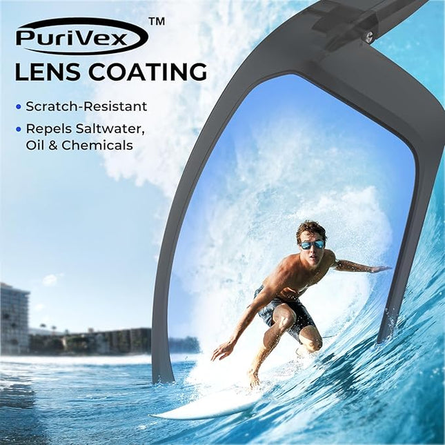 KastKing Huzzah Polarized Sport Sunglasses for Men and Women, Ideal for Driving Fishing Cycling and Running,UV Protection