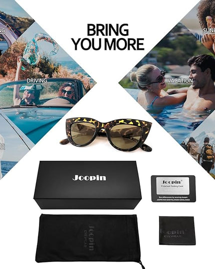 Joopin Polarized Cat Eye Sunglasses for Women Vintage Cateye Sun Glasses UV400 Protection