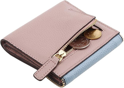 Lavemi Ultra Thin Small Compact Leather Womens Girls Wallets RFID Blocking Credit Card Holder for Women