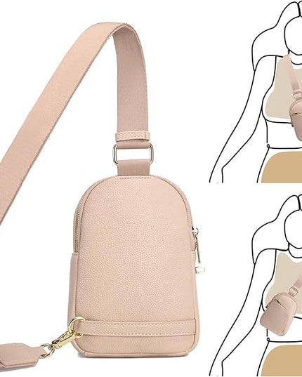 INICAT RFID Blocking Sling Bag Anti Theft Crossbody Bags Women Valentine's Day Gifts Travel Purses Vegan Leather