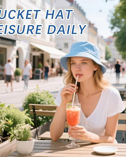 DASSNANE Sublimated Bucket Hats Bulk Solid Color DIY Blank Hat Bucket Hats for Men, Women and Adults