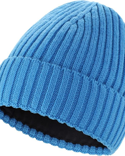 Connectyle Fleece Lined Cuffed Beanie Hat for Men Women Knitted Winter Wool Beanies Skull Cap Warm Watch Hat