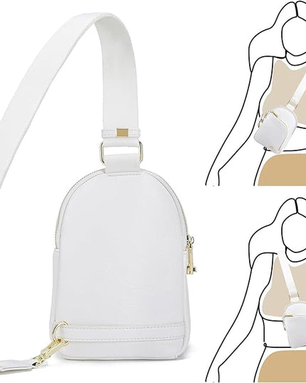 INICAT RFID Blocking Sling Bag Anti Theft Crossbody Bags Women Valentine's Day Gifts Travel Purses Vegan Leather