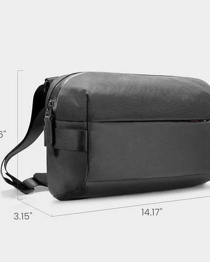 tomtoc Compact EDC Sling Bag 3L-10L, Minimalist Crossbody Bag Chest Shoulder Pack for Men Women, X-pac/Recycled Polyester