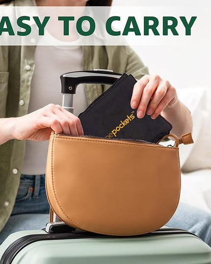Airplane Pockets - Airplane Accessories - Plane Travel Essentials - Travel Organizer - Seat Storage Organizer - Air Travel Essentials - Seatback Organizer - International Travel Accessories Must-Haves