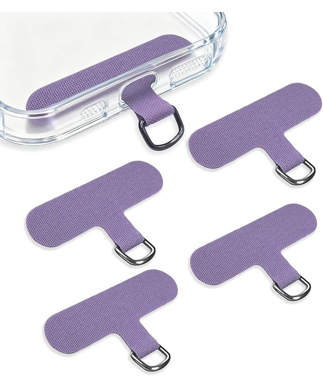 Fannoday Phone Tether Tab, 4 Pcs Universal Phone Lanyard Tab Used with Crossbody Strap, for Cell Phone Cases