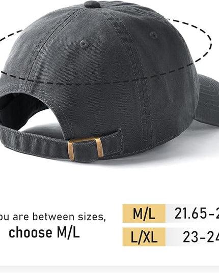 FURTALK Baseball Cap Men Mountain Embroidery Dad Hat Unstructured Soft Vintage Washed Cotton Outdoor Hats for Men