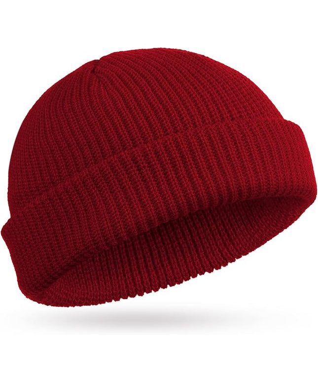 SATINIOR Trawler Beanie Watch Hat Roll-up Edge Skullcap Fisherman Beanie for Women Men