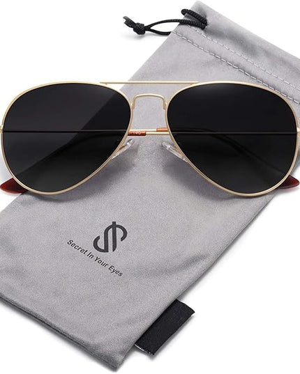 SOJOS Classic Aviator Polarized Sunglasses for Men Women Vintage Retro Style