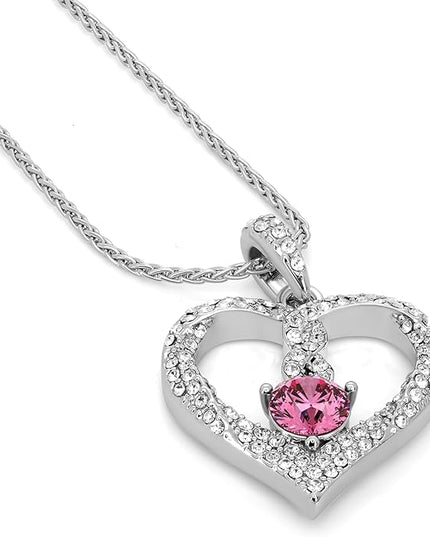 TRYNDI Birthstone Necklace for Women - Infinity 12 Months Birthstone Necklace, Christmas Gifts for Wife, Daughter, Girlfriend, Mom - Mother’s Day, Valentine’s, Anniversary, Birthday Gift for Her