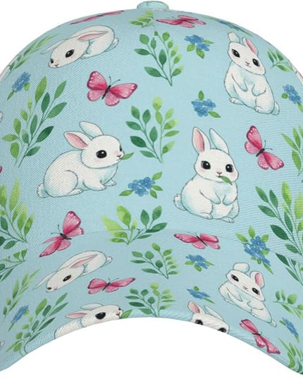 Easter Baseball Cap,Rabbit Eggs Baseball Hat,Fashion Snapback Hats Outdoor Trucker Hat for Women Men