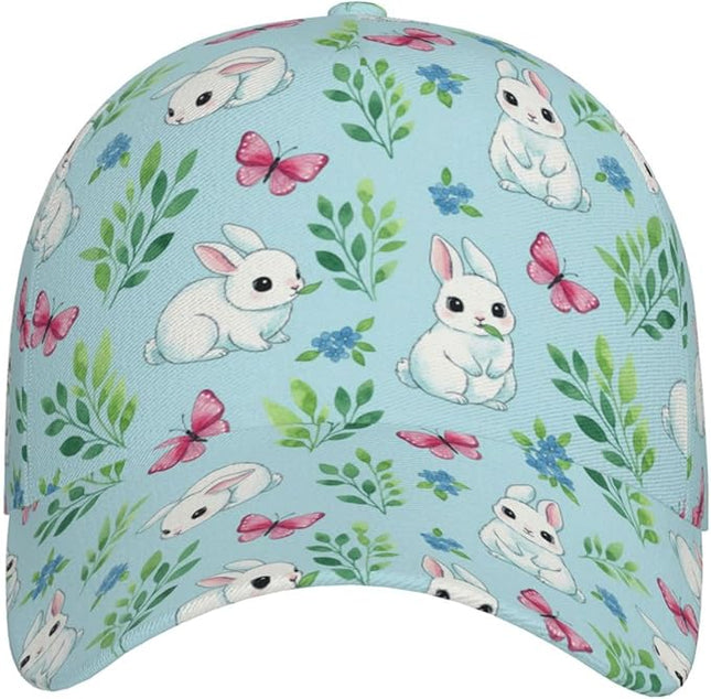 Easter Baseball Cap,Rabbit Eggs Baseball Hat,Fashion Snapback Hats Outdoor Trucker Hat for Women Men